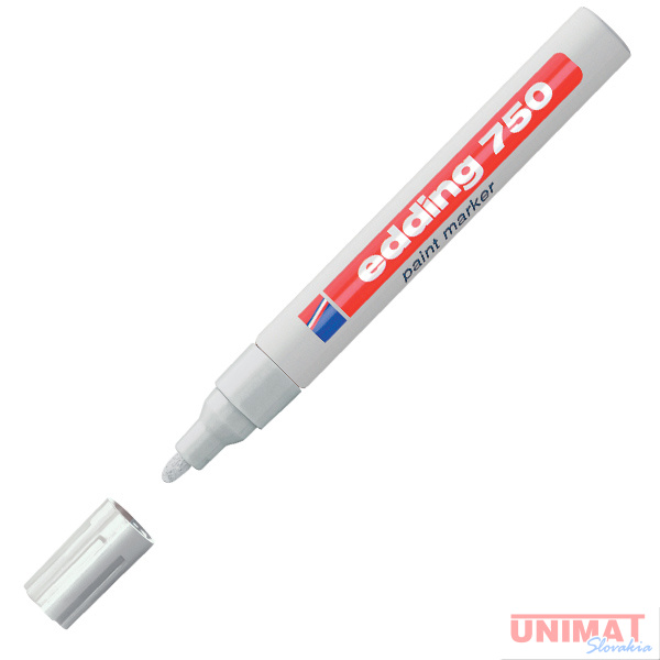 Popisovač lakový EDDING 750, biely